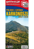 Mapa turystyczna - Karkonosze polsko-czeskie 1:25 000