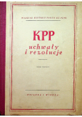 KPP uchwały i rezolucje Tom III