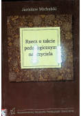 Rzeczy o takcie pedagogicznym nauczyciela