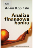 Analiza finansowa banku