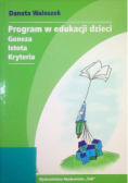 Program w edukacji dzieci