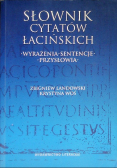 Słownik cytatów łacińskich