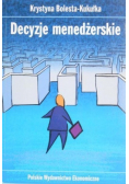 Decyzje menedżerskie