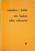 Nim będzie tylko milczenie