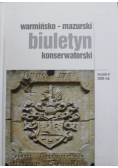 Warmińsko mazurski biuletyn konserwatorski Rocznik II / 2000 rok