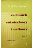 Rachunek różniczkowy i całkowy, Tom III