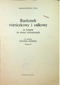 Rachunek różniczkowy i całkowy tom 2