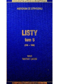 Hieronim ze Strydonu Listy Tom 5
