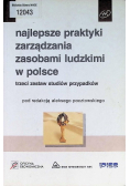 Najlepsze praktyki zarządzanie zasobami ludzkimi w Polsce