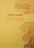 Platoński projekt filozofii pierwszej