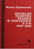 Socjalne państwo prawne w doktrynie RFN 1949 - 1969