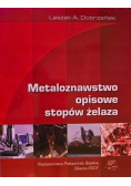 Metaloznawstwo opisowe stopów żelaza