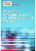 Kulturowe uwarunkowania przedsiębiorczości w Polsce