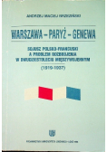 Warszawa paryż genewa