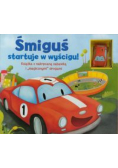 Śmiguś startuje w wyścigu