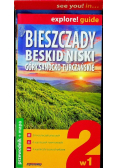 Bieszczady Beskid Niski Góry Sanocko Turczańskie 2w1 Przewodnik plus mapa