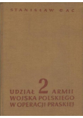 Udział 2 Armii Wojska Polskiego w operacji praskiej