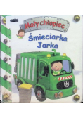 Mały chłopiec Śmieciarka Jarka