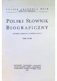 Polski Słownik Biograficzny Tom XVIII / 4