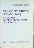 Elementy chemii kwantowej