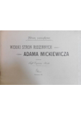 Widoki stron rodzinnych Adama Mickiewicza