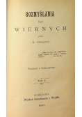 Rozmyślania dla wiernych Tom II 1895 r