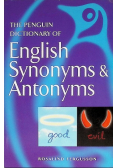 English synonyms and antonyms