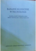 Badania kliniczne w neurologii