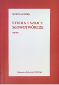 Studia i szkice słowotwórcze