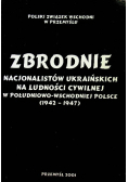Zbrodnie nacjonalistów ukraińskich