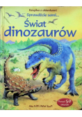 Świat dinozaurów Książka z okienkami