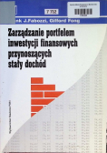 Zarządzanie portfelem inwestycji finansowych przynoszących stały dochód
