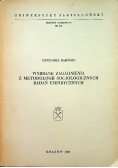 Wybrane zagadnienia z metodologii socjologicznych badań empirycznych