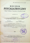 Rocznik psychjatryczny Zeszyt X 1929 r.