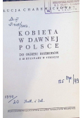 Kobieta w dawnej Polsce 1938 r.
