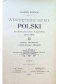 Wewnętrzne dzieje Polski za Stanisława Augusta Tom II 1897 r.
