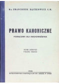 Prawo Kanoniczne podręcznik dla Duchowieństwa Tom II