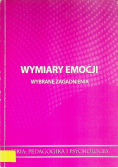 Wymiary emocji  Wybrane zagadnienia