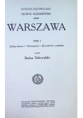 Warszawa Tom I ok 1913 r