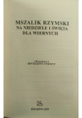 Mszalik Rzymski na niedziele i święta dla wiernych