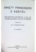 Święty Franciszek z Asyżu 1928 r