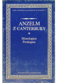 Anzelm z Canterbury Monologion Proslogion