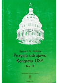 Pozycja ustrojowa Kongresu USA Tom III