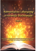 Komentarze i aforyzmy o rozwoju duchowym Część 1