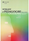 Wykłady z pedagogiki Tom 3
