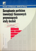 Zarządzanie portfelem inwestycji finansowych przynoszących stały dochód