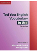 Test Your English Vocabulary in Use Elementary with answers