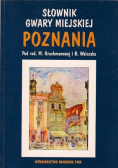 Słownik gwary miejskiej Poznania