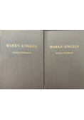 Marks Engels Dzieła wybrane Tom 1 i 2 1949 r.