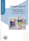 Drogi zeszycie drogi ekranie O dziennikach osobistych